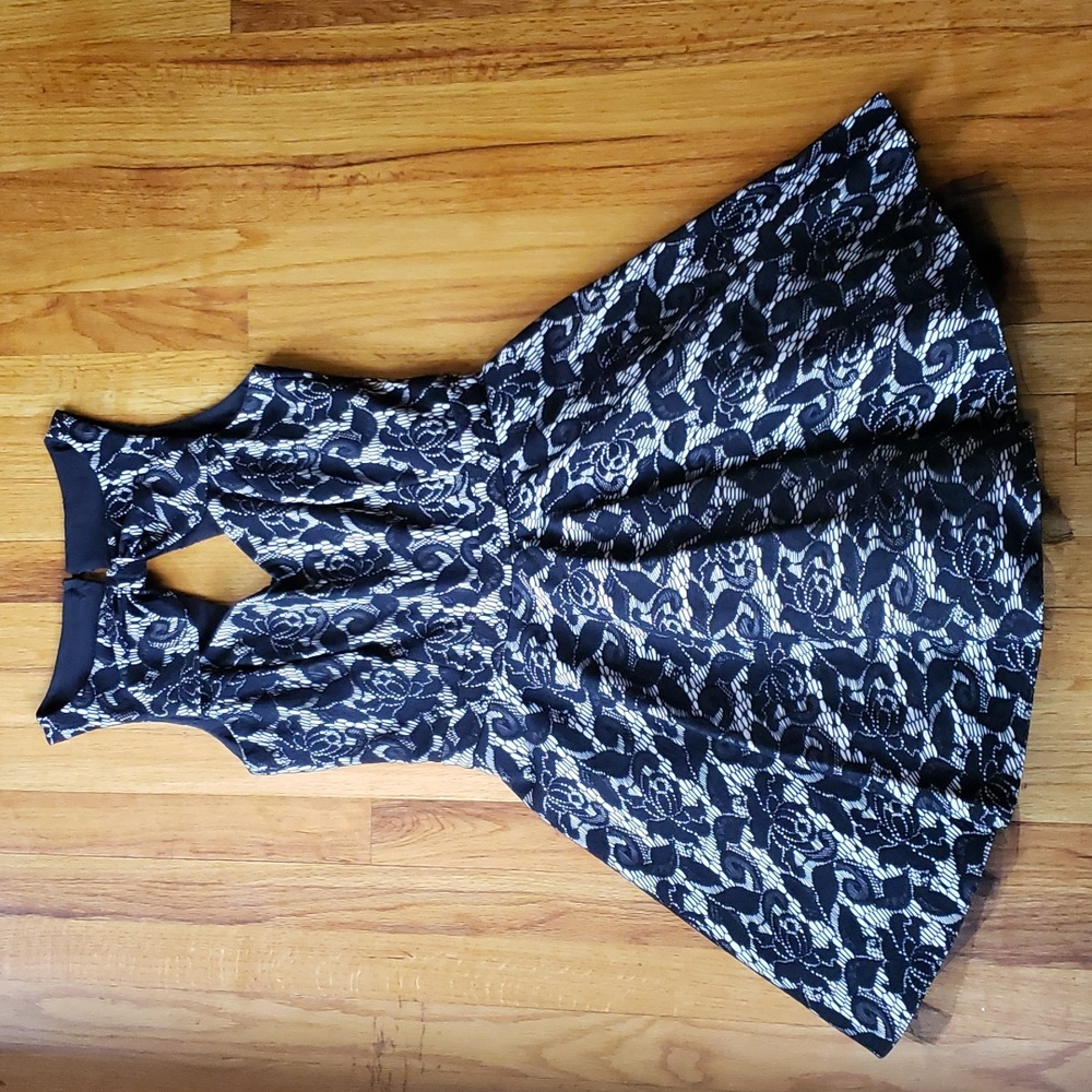 River Island A Line Formal Lace Mini Dress